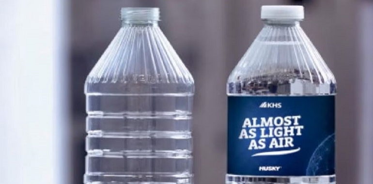 KHS and Husky unveil 30% lighter PET bottle